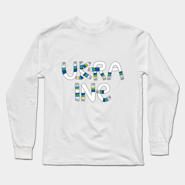 Ukraine Towel Long Sleeve T-Shirt by Olga_kart